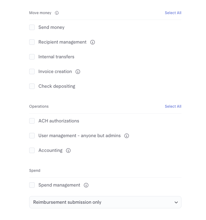 Setting up a custom role with configurable permissions